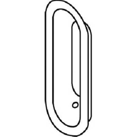 Propation 1.5 x 4 in. Flush Pull, Satin Chrome PR2056077